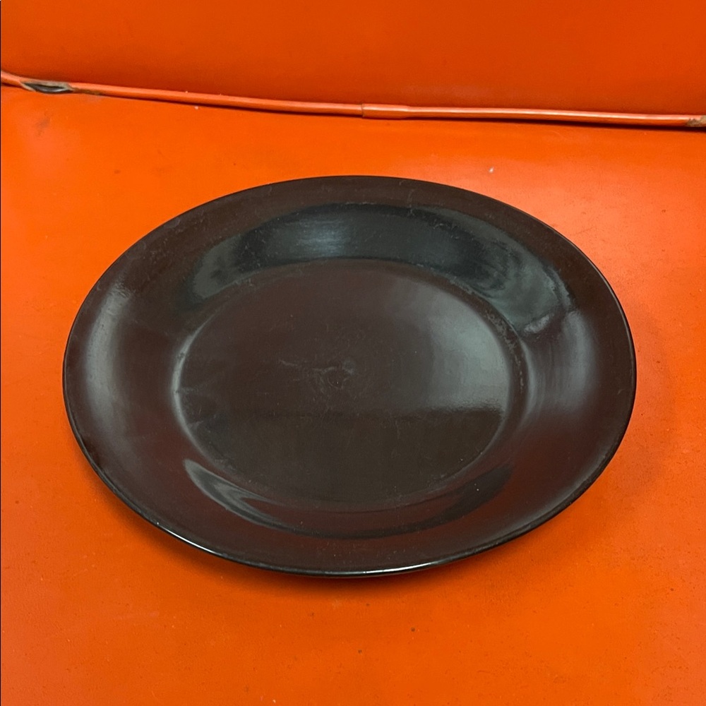 Glossy Black Dinner Plate